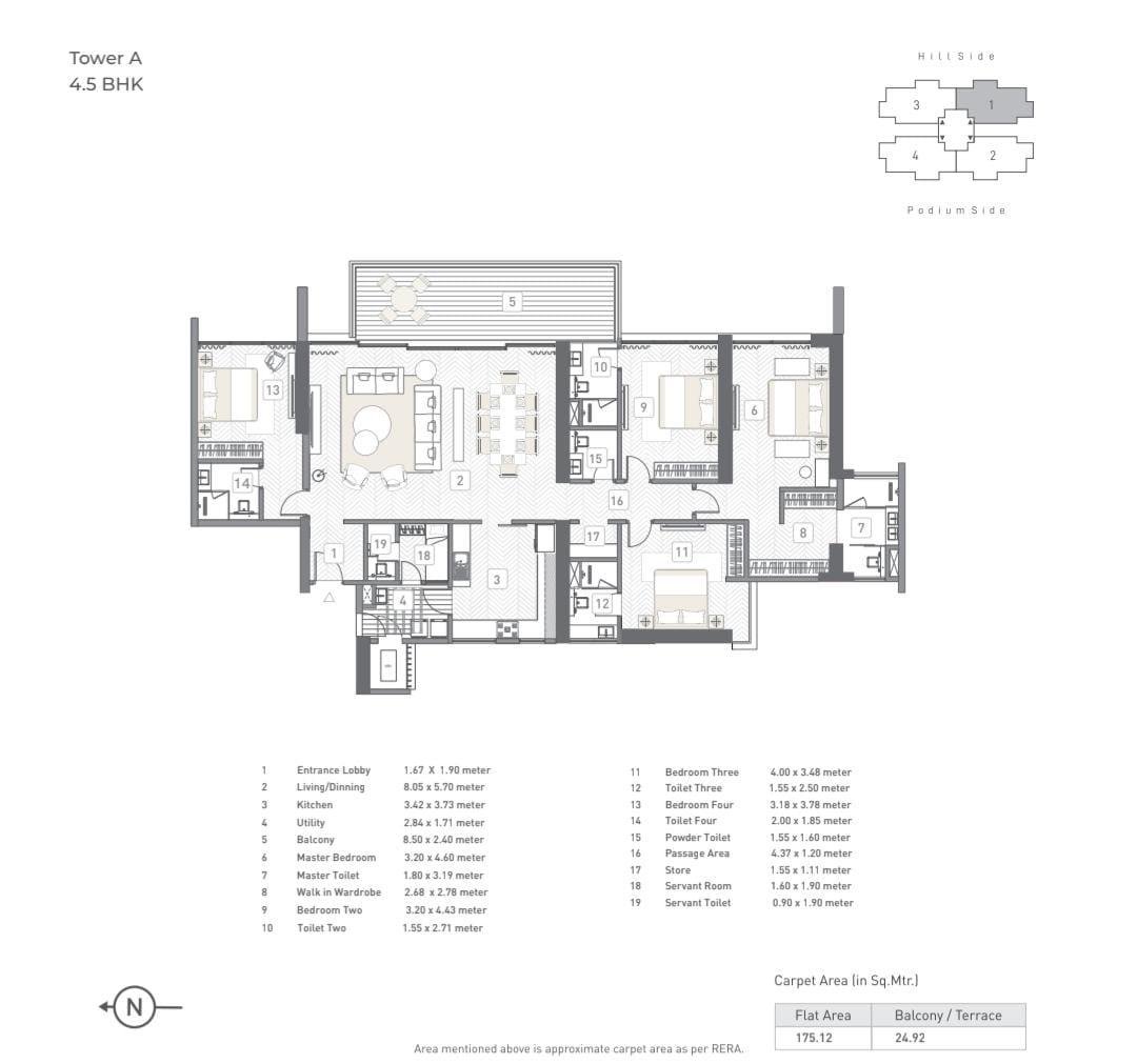 The Balmoral - Hillside 4.5BHK