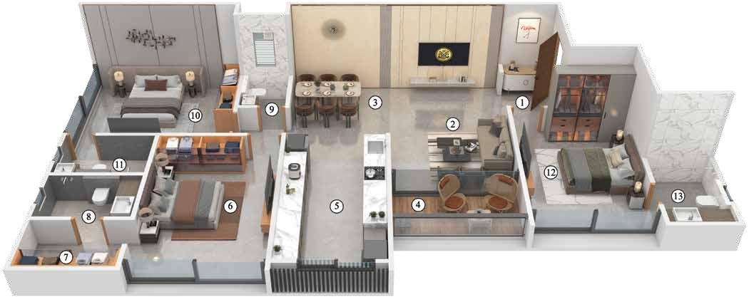 3BHK